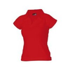 Damen-poloshirt-rot