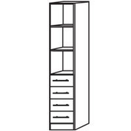 Regal-buche-4-schubladen