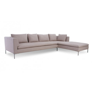 Ecksofa-beige