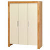 Kleiderschrank-creme-3-tuerig