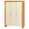 Kleiderschrank-creme-3-tuerig