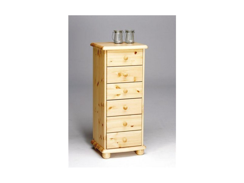 Kommode Natur 6 Schubladen - Preise und Testberichte bei yopi.de