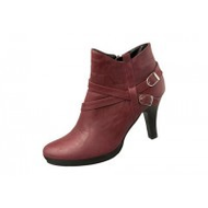 Stiefelette-rot