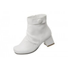 Stiefelette-weiss