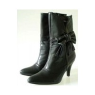 Damenstiefel-schwarz