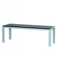 Sitzbank-silber