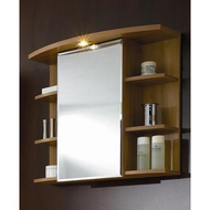 Spiegelschrank-nussbaumfarben