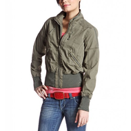 Damen-jacke-khaki