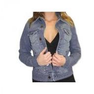 Damen-jeansjacke-blau