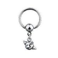 Chirurgenstahl-piercing