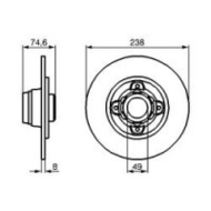 Renault-19-bremsscheibe