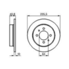 Mitsubishi-carisma-bremsscheibe