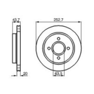 Ford-cougar-bremsscheibe