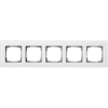 Gira-021512-abdeckrahmen-5f-weissglas