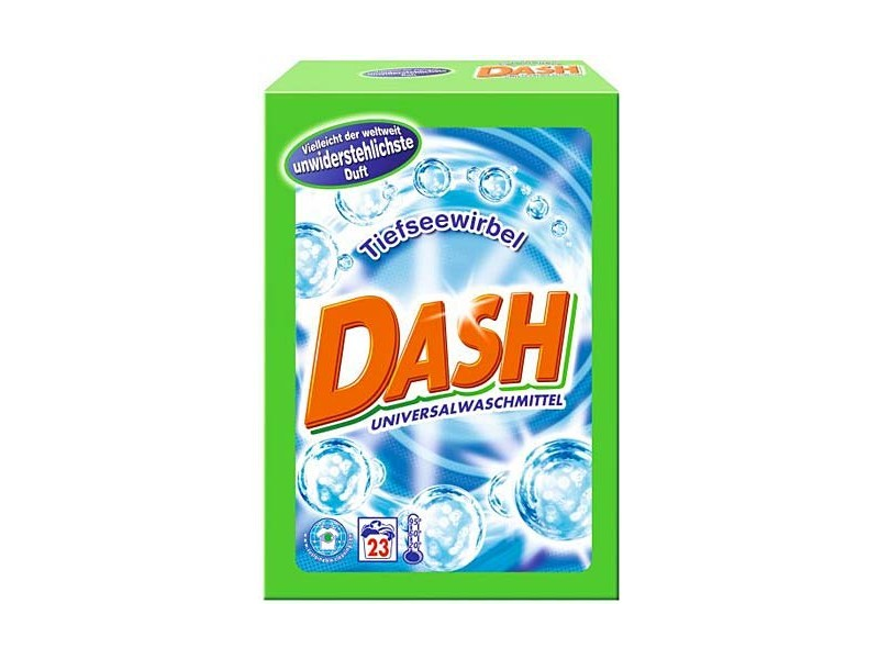 Dash Tiefseewirbel Waschpulver Testbericht bei yopi.de