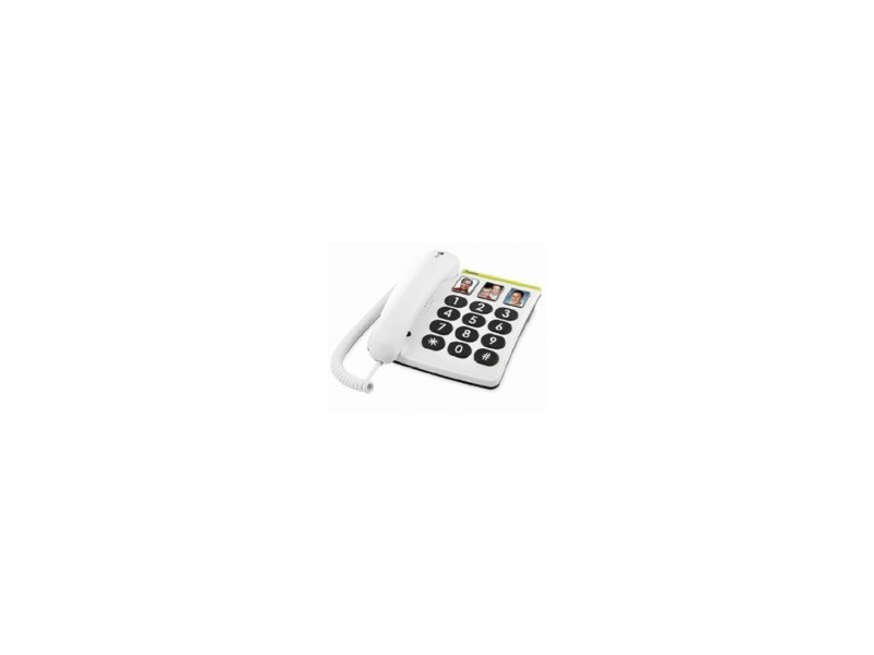 Doro Téléphone filaire Phone Easy 331PH Blanc pas cher