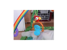 Links-sieht-man-den-bogen-mit-regenbogenstreifen-und-in-der-mitte-den-papagei-mit-dem-drehteil