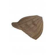 Strickmuetze-braun-schirm