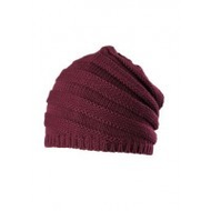 Strickmuetze-bordeaux