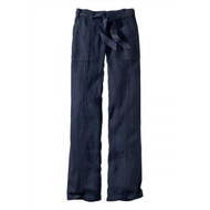Leinenhose-navy