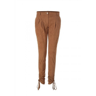 Damen-hose-cognac