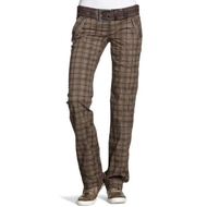 Edc-by-esprit-damen-hose-kariert