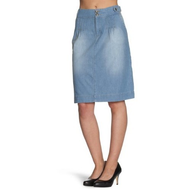 Damen-rock-blau-denim