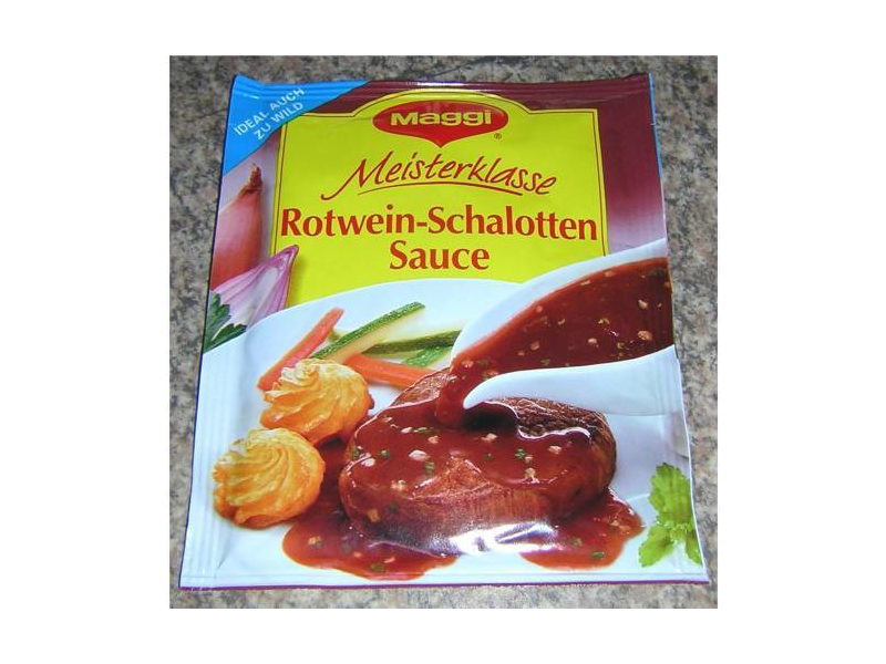 Maggi Meisterklasse Rotwein-Schalotten Sauce Testbericht bei yopi.de