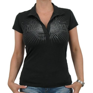 Polo-girlie-shirt-schwarz