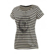 Damen-t-shirt-gestreift