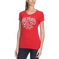 Hilfiger-denim-damen-t-shirt-rot