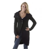 Longstrickjacke-schwarz
