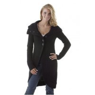 Longstrickjacke-schwarz
