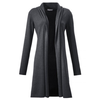 Long-strickjacke-grau