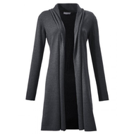 Long-strickjacke-grau