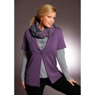 Strickjacke-violett