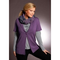 Strickjacke-violett