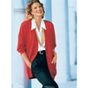 Strickjacke-rot-groesse-50