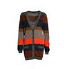 Strickjacke-mehrfarbig