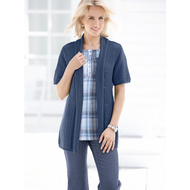 Strickjacke-marine-groesse-38