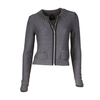 Strickjacke-graumelange
