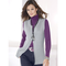 Strickjacke-grau-groesse-l