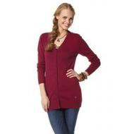 Strickjacke-bordeaux