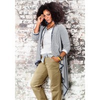 Strickjacke-blau-gestreift