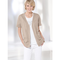 Strickjacke-beige-groesse-42
