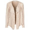 Kaffe-strickjacke
