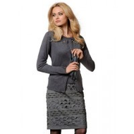 Alba-moda-strickjacke-melange