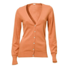 Damen-strickjacke-orange