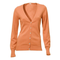 Damen-strickjacke-orange