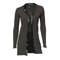 Damen-strickjacke-oliv